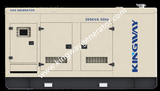 250KVA Khí tự nhiên Máy phát điện Cummins 200kw im lặng cho Máy điều hòa không khí bơm nhiệt khí