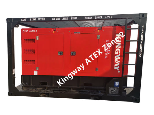 150KVA ATEX Khu vực 2 T3 Máy phát điện diesel chống nổ DNV
