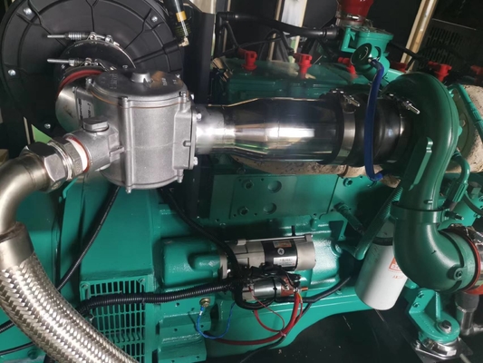 250KVA Khí tự nhiên Máy phát điện Cummins 200kw im lặng cho Máy điều hòa không khí bơm nhiệt khí
