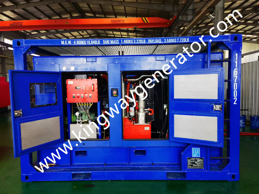 DNV 2.7-1 ATEX Vùng 2 Máy nén khí Cummins Động cơ Diesel Chống cháy nổ 375CFM