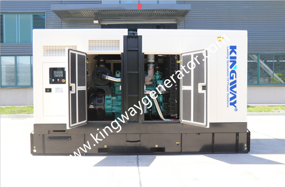 Phê duyệt ROHS Máy phát điện diesel 500KVA im lặng cho lưới điện cộng đồng