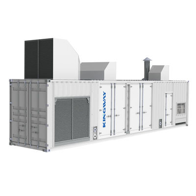 Bộ máy phát điện khí tự nhiên im lặng động cơ Kingway 200KVA Cummins