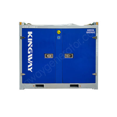 Máy phát điện biển chống nổ 100kVA với động cơ, ATEX Khu vực 2 & DNV 2.7-1 phù hợp