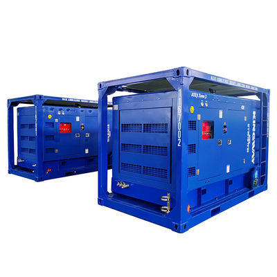 Dàn khoan ngoài khơi Vùng 1 Vùng 2 Máy phát điện DNVGL 2.7-1 Khung trượt 120kw 150kva