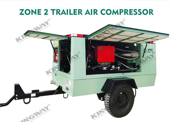 Máy nén động cơ chống nổ Máy nén âm thanh di động Máy nén khí chống nổ