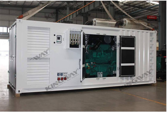 Máy phát điện diesel siêu yên tĩnh 400v 50hz 3 giai đoạn 4 Máy phát điện dây Set Máy phát điện diesel âm thanh