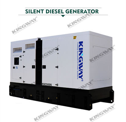 Super Silent mái vòm 400kw 500kva 400v 50hz 3 giai đoạn 4 dây diesel máy phát điện thiết lập âm thầm