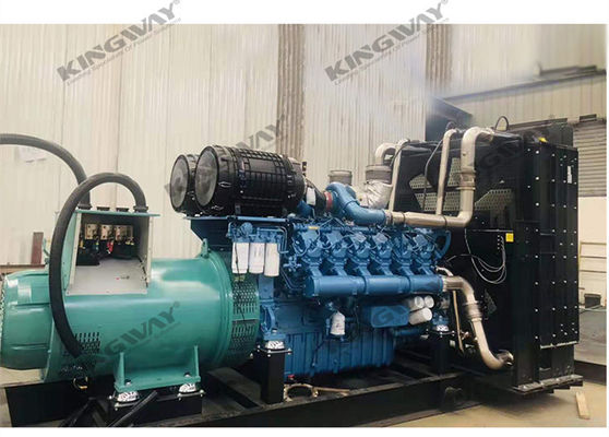 Super Silent mái vòm 625kva 500kw 400v 50hz 3 pha 4 dây máy phát điện diesel