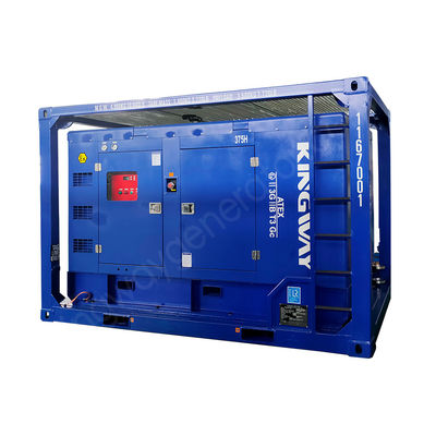 ATEX Zone 2 3 Phase Offshore Oil Gas Field Diesel 425CFM chống nổ Máy nén không khí chạy bằng diesel cho nền tảng