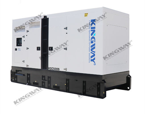 CE 60HZ 1800RPM năng lượng ba pha 438KVA 350KW máy phát điện diesel kín âm với cho khách sạn và nhà