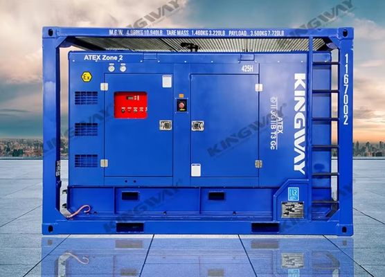 3phase DNVGL 2.7-1 khung trượt ATEX chứng nhận 260 CFM 425CFM máy nén không khí chống nổ trên mặt đất