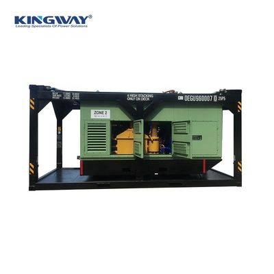 ATEX Khu vực 2 IIB T3 Diesel Sullair Air Compressor 260CFM chống nổ với DNV 2.7- Khung nâng cho nền tảng ngoài khơi