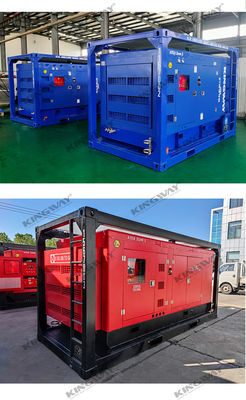 20KVA Khu vực II Máy phát điện diesel âm thầm chống nổ Được lắp đặt trong DNV 2.7-1 cho các mỏ dầu và khí ngoài khơi