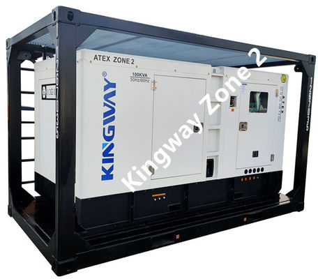 Nền tảng ngoài khơi ATEX Khu vực 2 32kw 40kva khu vực 1 bộ máy phát điện diesel chống nổ DNVGL 2.7-1 khung nâng