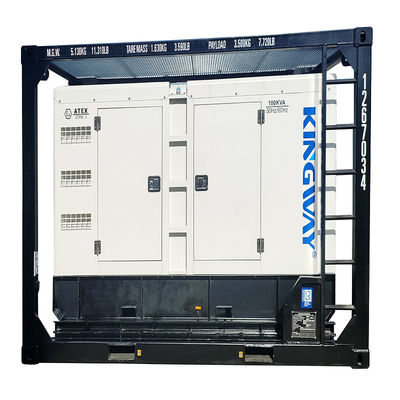 Chứng nhận ATEX 3phase 200kw 250kva zone2 bộ máy diesel chống nổ DNVGL 2.7-1 máy dịch vụ nền tảng khung trượt