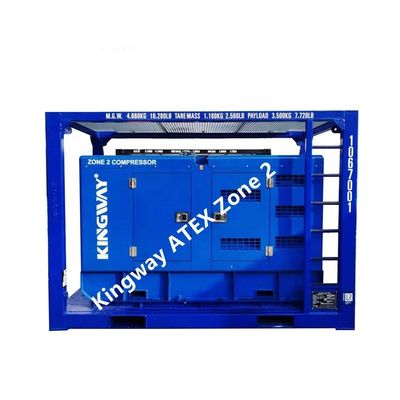 Chứng nhận ATEX 3phase DNVGL 2.7-1 khung trượt 120kw 150kva máy phát điện nền tảng ngoài khơi vùng 2