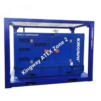 60KVA Kingway ATEX được chứng nhận Khu vực 2 Ex Proof Diesel Generator Set With DNV Standards Offshore Service Lifting Frame