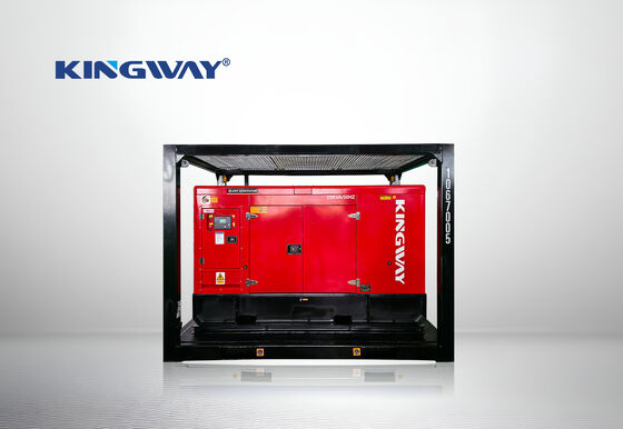 200kW ATEX Khu vực 2 Hệ thống máy phát điện diesel chống cháy (T3), được lắp đặt trong khung tai nạn nâng ngoài khơi được chứng nhận DNV 2.7-1