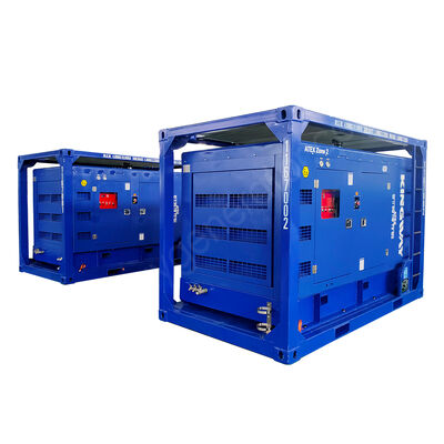 185CFM 6.9Bar chống nổ ATEX Khu vực 2 Động cơ diesel Máy nén không khí bơm với khung nâng DNV2.7-1