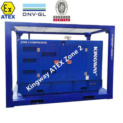 Máy nén khí Kingway ATEX Zone 2 Sullair 186CFM 100Psi cho các mỏ dầu khí ngoài khơi