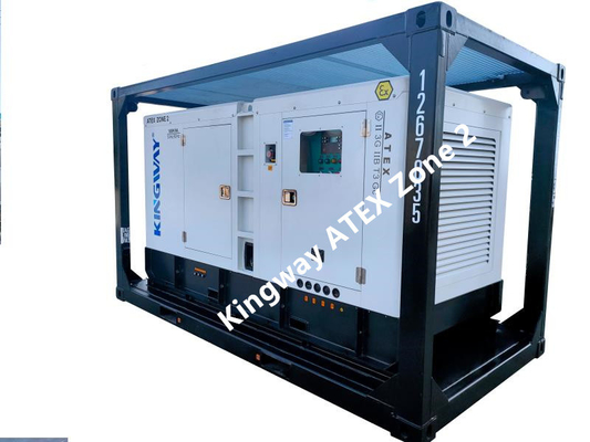 Kingway ATEX Zone 2 Máy nén khí động cơ diesel Sullair 750CFM Áp suất 10,3 bar