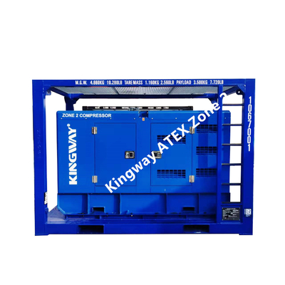 Máy nén khí động cơ Diesel Vùng 2 T3 Chống cháy nổ ATEX được chứng nhận 260CFM