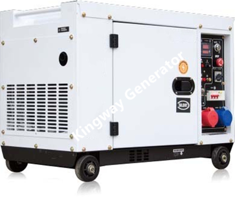 Máy phát điện di động im lặng di động, Máy phát điện diesel 6KW Nguồn dự phòng