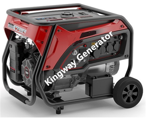 Máy phát điện di động màu cam Bộ máy phát điện im lặng 8KVA 12Hp