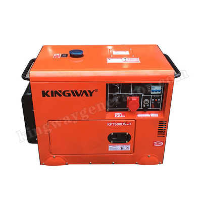 Máy phát điện di động làm mát bằng không khí kiểu mở 5KW Sử dụng khẩn cấp với bình nhiên liệu 25L