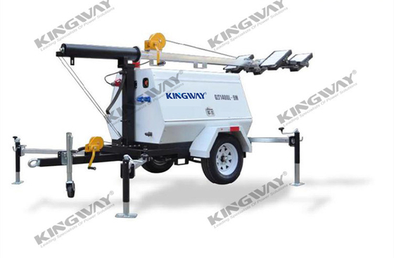 1500RPM 1800RPM 15KW Máy phát điện diesel gắn trên xe kéo Sử dụng bên ngoài