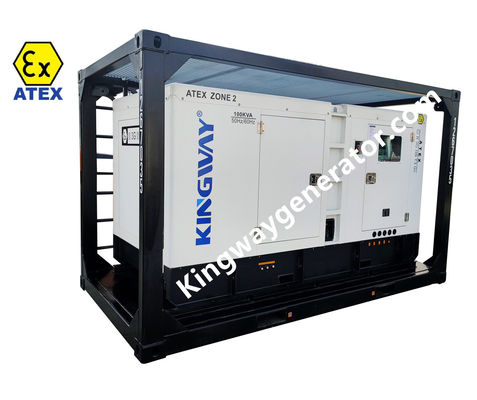 300KVA Kingway Proof nổ Generator diesel im lặng ATEX Khu vực 2 Thiết bị