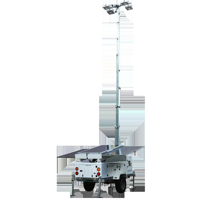 Máy phát điện di động Tháp đèn khinh khí cầu 2x1000w với máy phát điện Diesel