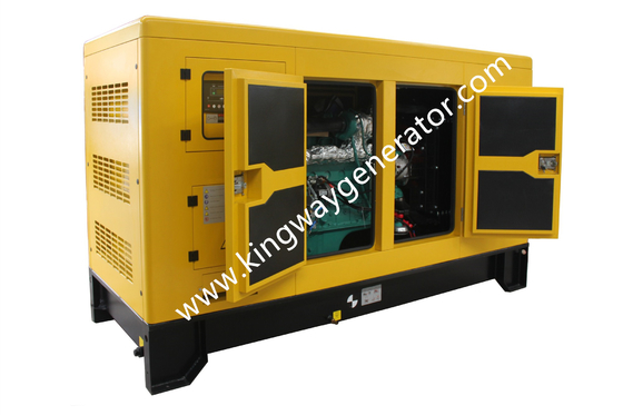 375KVA 300KW Động cơ 3 pha Perkins Bộ máy phát điện chạy bằng diesel im lặng ATS