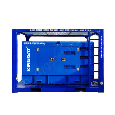 Máy nén khí Kingway ATEX Zone 2 Sullair 186CFM 100Psi cho các mỏ dầu khí ngoài khơi