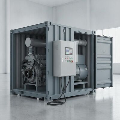 Bộ máy phát điện diesel biển yên tĩnh 800kW 1000kVA 20ft ISO container với bộ điều khiển SmartGen ATS